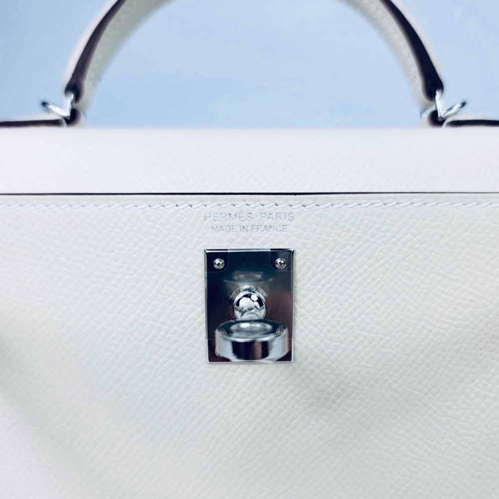 Hermes Kelly Mini Craie Epsom - Picture 2 of 11